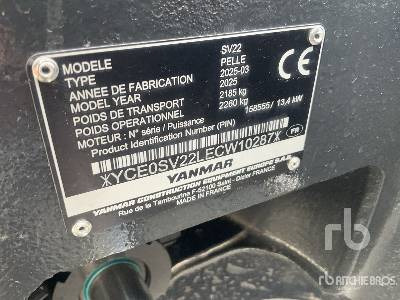 YANMAR SV22 (Unused) - Mini pelle: photos 5 YANMAR SV22 (Unused) - Mini pelle: photos 5