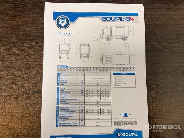 2018 Goupil G4M Electric Utility Vehicle - Véhicule de voirie/ Spécial: photos 5 2018 Goupil G4M Electric Utility Vehicle - Véhicule de voirie/ Spécial: photos 5