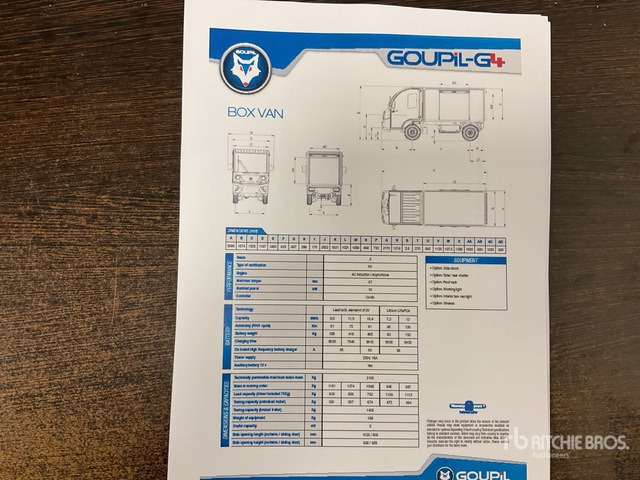 2019 Goupil G4M Electric Utility Vehicle - Véhicule de voirie/ Spécial: photos 5 2019 Goupil G4M Electric Utility Vehicle - Véhicule de voirie/ Spécial: photos 5