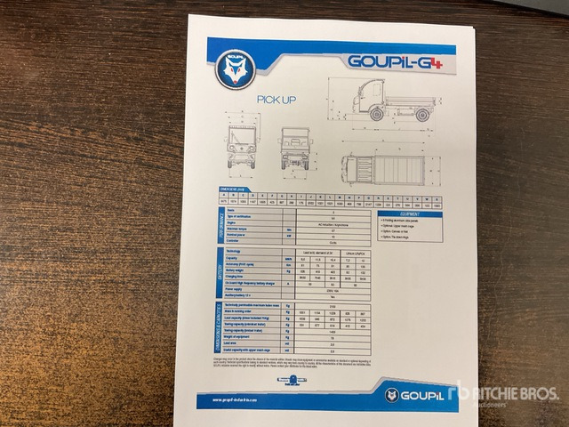 2020 Goupil G4M Electric Utility Vehicle - Véhicule de voirie/ Spécial: photos 5 2020 Goupil G4M Electric Utility Vehicle - Véhicule de voirie/ Spécial: photos 5