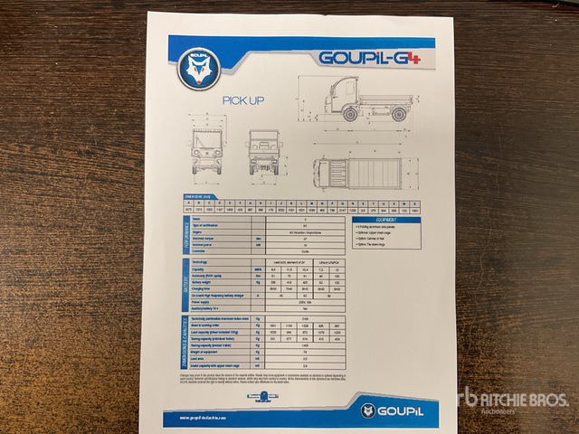 2020 Goupil G4M Electric Utility Vehicle - Véhicule de voirie/ Spécial: photos 5 2020 Goupil G4M Electric Utility Vehicle - Véhicule de voirie/ Spécial: photos 5