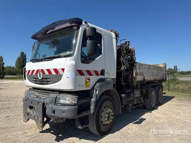2007 Renault Kerax HMF 1250 k2 on 6x4 Camion Bi-Be ... Dump Truck with Crane - Camion benne, Camion grue: photos 2 2007 Renault Kerax HMF 1250 k2 on 6x4 Camion Bi-Be ... Dump Truck with Crane - Camion benne, Camion grue: photos 2