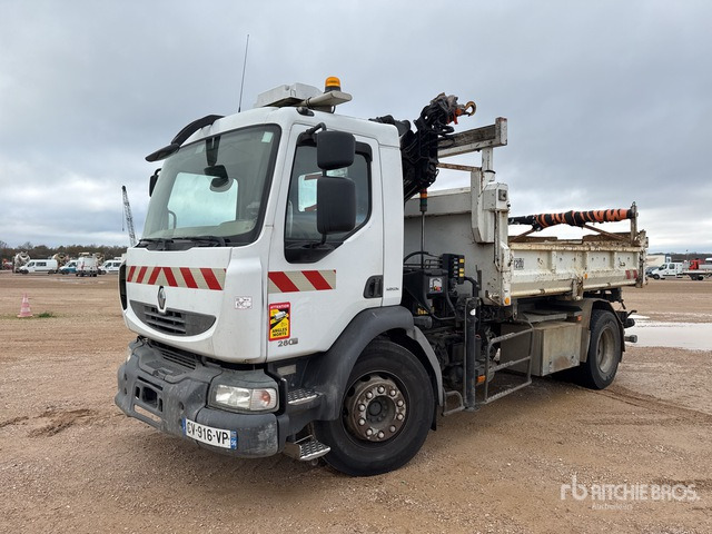 2007 Renault Midlum 280DXi 2007 Hiab 088 HIDUO 2700 kg on ... Dump Truck with Crane - Camion benne: photos 1 2007 Renault Midlum 280DXi 2007 Hiab 088 HIDUO 2700 kg on ... Dump Truck with Crane - Camion benne: photos 1