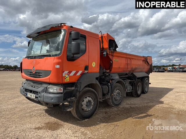 2008 Renault Kerax 410 DXi 8x4 Camion Benne (Inoperable) Tri/A Dump Truck - Camion benne: photos 1 2008 Renault Kerax 410 DXi 8x4 Camion Benne (Inoperable) Tri/A Dump Truck - Camion benne: photos 1