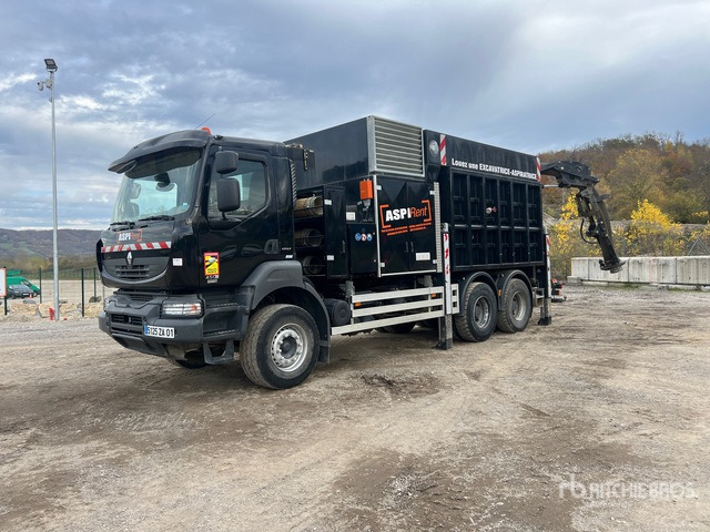 2008 Renault Kerax 450DXi MTS on 6x4 Camion Aspiratrice 6x4 Vacuum Excavator Truck - Camion vidangeur: photos 1 2008 Renault Kerax 450DXi MTS on 6x4 Camion Aspiratrice 6x4 Vacuum Excavator Truck - Camion vidangeur: photos 1