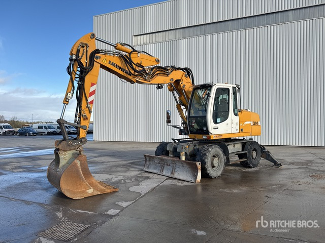 2012 Liebherr A314 Litronic Pelle Sur Pneus Wheel Excavator - Pelle sur pneus: photos 1 2012 Liebherr A314 Litronic Pelle Sur Pneus Wheel Excavator - Pelle sur pneus: photos 1