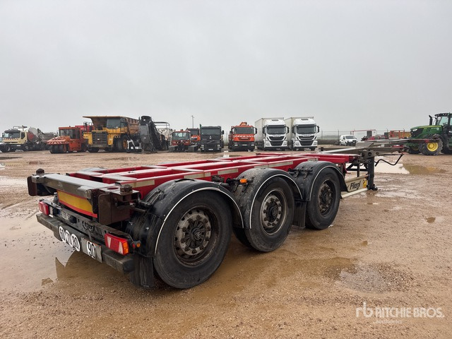 2016 Fliegl Tri/A Extendable Semi-Remorque ... Container Trailer - Remorque porte-conteneur/ Caisse mobile: photos 3 2016 Fliegl Tri/A Extendable Semi-Remorque ... Container Trailer - Remorque porte-conteneur/ Caisse mobile: photos 3