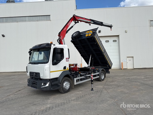 2024 Renault D210 2022 Fassi F90B 1.22E Dynamic 3 ... Dump Truck with Crane - Camion benne, Camion grue: photos 3 2024 Renault D210 2022 Fassi F90B 1.22E Dynamic 3 ... Dump Truck with Crane - Camion benne, Camion grue: photos 3