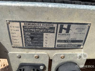 HUBIERE H212L 14CF T/A Remorque (Inoperable) - Remorque porte engin: photos 5 HUBIERE H212L 14CF T/A Remorque (Inoperable) - Remorque porte engin: photos 5