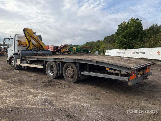 2005 Mercedes-Benz Axor 2528 2002 HMF 1063 K2 Knuckle Boom o ... Flatbed Truck with Crane - Camion plateau, Camion grue: photos 4 2005 Mercedes-Benz Axor 2528 2002 HMF 1063 K2 Knuckle Boom o ... Flatbed Truck with Crane - Camion plateau, Camion grue: photos 4