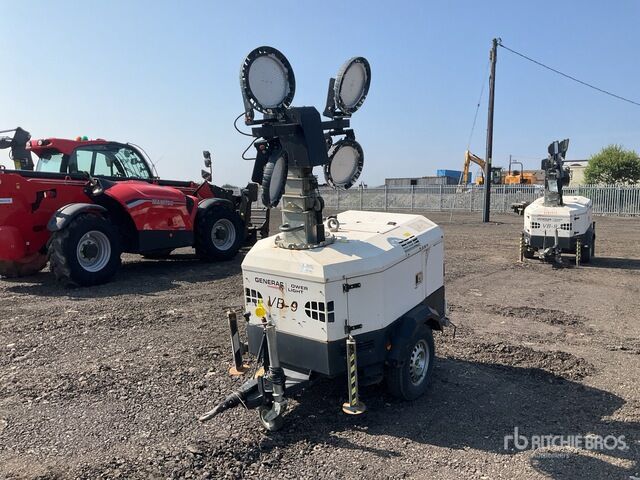 2007 Generac VB9 (Inoperable) Light Tower - Mat d'éclairage: photos 1 2007 Generac VB9 (Inoperable) Light Tower - Mat d'éclairage: photos 1
