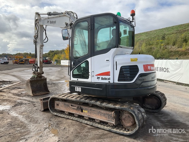 2013 Bobcat E80 EA Tracked Excavator - Pelle sur chenille: photos 4 2013 Bobcat E80 EA Tracked Excavator - Pelle sur chenille: photos 4