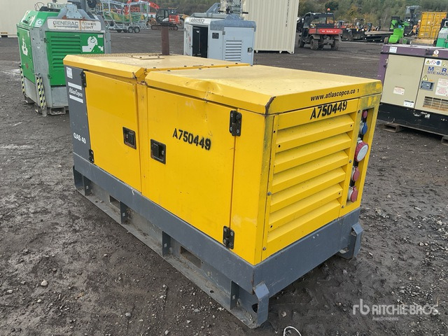 2016 Atlas Copco QAS40 40 kVA Skid-Mounted Generator Set - Groupe électrogène: photos 3 2016 Atlas Copco QAS40 40 kVA Skid-Mounted Generator Set - Groupe électrogène: photos 3