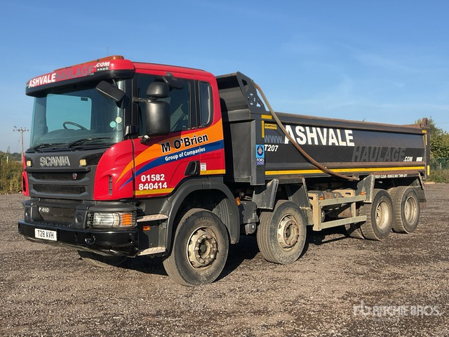 2017 Scania P410 8x4 Twin-Steer Tri/A Dump Truck - Camion benne: photos 1 2017 Scania P410 8x4 Twin-Steer Tri/A Dump Truck - Camion benne: photos 1