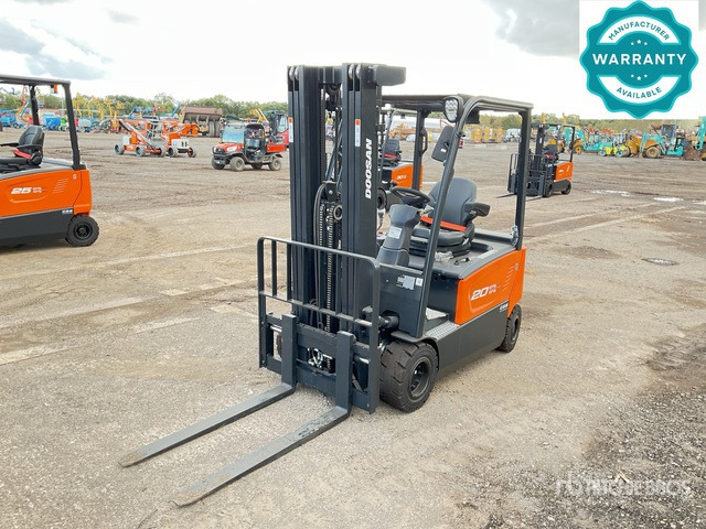 2023 Doosan B20X-7 PLUS 2000 kg (Unused) Electric Forklift - Chariot élévateur électrique: photos 2 2023 Doosan B20X-7 PLUS 2000 kg (Unused) Electric Forklift - Chariot élévateur électrique: photos 2