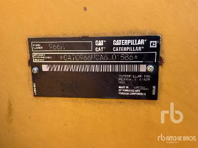 CAT 966 H - Chargeuse sur pneus: photos 1 CAT 966 H - Chargeuse sur pneus: photos 1