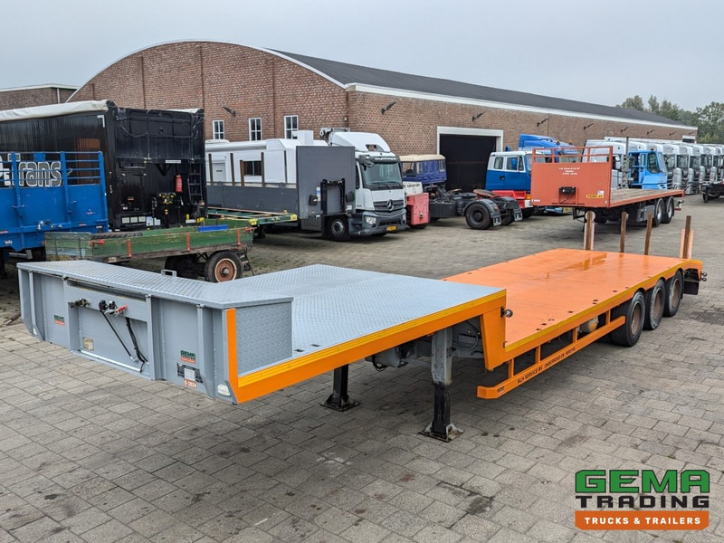 Broshuis E-2130 LNS Semi-Dieplader 11.3m 3-Assen BPW - Blad Geveerd - Rongpotten - Twistlocks (O2034) - Semi-remorque surbaissé: photos 1 Broshuis E-2130 LNS Semi-Dieplader 11.3m 3-Assen BPW - Blad Geveerd - Rongpotten - Twistlocks (O2034) - Semi-remorque surbaissé: photos 1