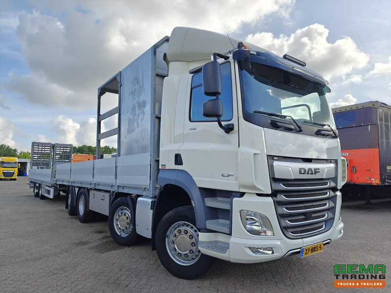 DAF CF 430 FAX 8x2/6 Dagcabine Euro6D - Machine Transporter + 2assige Aanhanger - Hydraulische Rampen - Afneembare 10.000L WaterTank - 20.000km! Origineel - Camion porte-voitures: photos 4 DAF CF 430 FAX 8x2/6 Dagcabine Euro6D - Machine Transporter + 2assige Aanhanger - Hydraulische Rampen - Afneembare 10.000L WaterTank - 20.000km! Origineel - Camion porte-voitures: photos 4