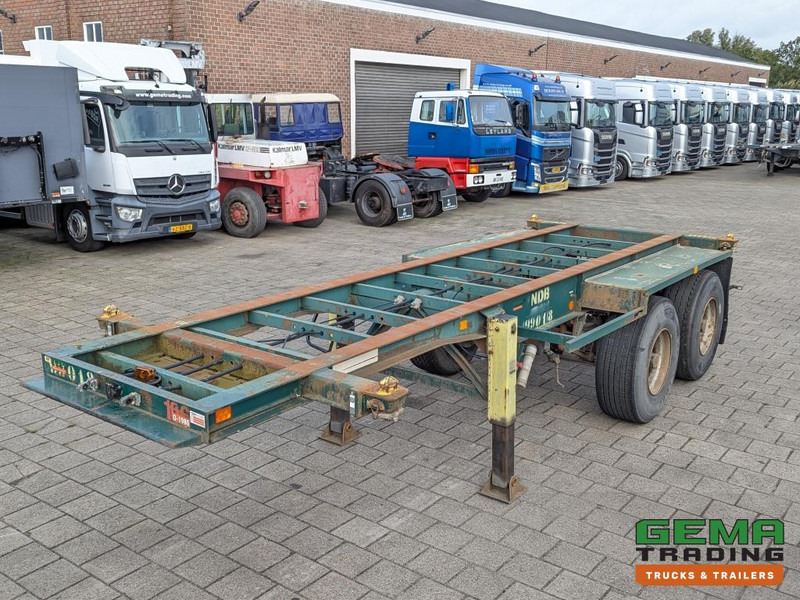 Flandria OP 20V 2A 2-Assen ROR - DrumBrakes - Steel Suspension - 20FT (O1980) - Semi-remorque porte-conteneur/ Caisse mobile: photos 3 Flandria OP 20V 2A 2-Assen ROR - DrumBrakes - Steel Suspension - 20FT (O1980) - Semi-remorque porte-conteneur/ Caisse mobile: photos 3