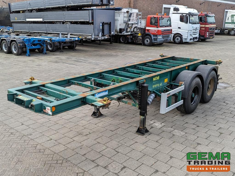 Flandria OP CC 2A 20FT 2-Assen ROR DrumBrakes - Leaf Suspension - 3120KG (O1789) - Semi-remorque porte-conteneur/ Caisse mobile: photos 1 Flandria OP CC 2A 20FT 2-Assen ROR DrumBrakes - Leaf Suspension - 3120KG (O1789) - Semi-remorque porte-conteneur/ Caisse mobile: photos 1