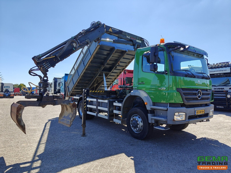 Mercedes-Benz AXOR 1829 AK 4x4 Dagcab Euro5 - Kipper + Terex 105.2 - RadioGrafisch - NaafReductie - Camion benne, Camion grue: photos 4 Mercedes-Benz AXOR 1829 AK 4x4 Dagcab Euro5 - Kipper + Terex 105.2 - RadioGrafisch - NaafReductie - Camion benne, Camion grue: photos 4