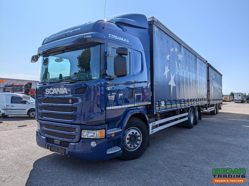 Scania G410 6x2/4 Streamline Euro6 - Retarder + Van Hool 2-Assige Aanhanger - SchuifzeilenCombi - SmartTachoV2 - Camion fourgon: photos 1 Scania G410 6x2/4 Streamline Euro6 - Retarder + Van Hool 2-Assige Aanhanger - SchuifzeilenCombi - SmartTachoV2 - Camion fourgon: photos 1