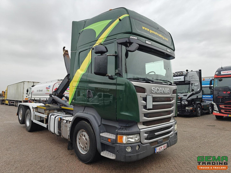 Scania R450 6x2/4 Topline Euro6A - Retarder - HaakarmSysteem Marrel 26T - Standairco - LiftAs - Vangmuil - Dubbele Tanks - Camion ampliroll: photos 3 Scania R450 6x2/4 Topline Euro6A - Retarder - HaakarmSysteem Marrel 26T - Standairco - LiftAs - Vangmuil - Dubbele Tanks - Camion ampliroll: photos 3