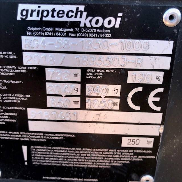 Griptech Kooi Reach forks - Fourches: photos 4 Griptech Kooi Reach forks - Fourches: photos 4