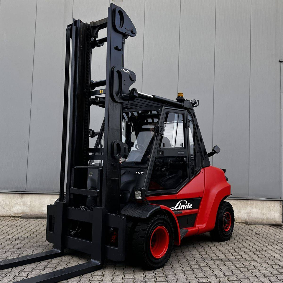 Linde H80D/900 (396-02) - Chariot élévateur diesel: photos 1 Linde H80D/900 (396-02) - Chariot élévateur diesel: photos 1