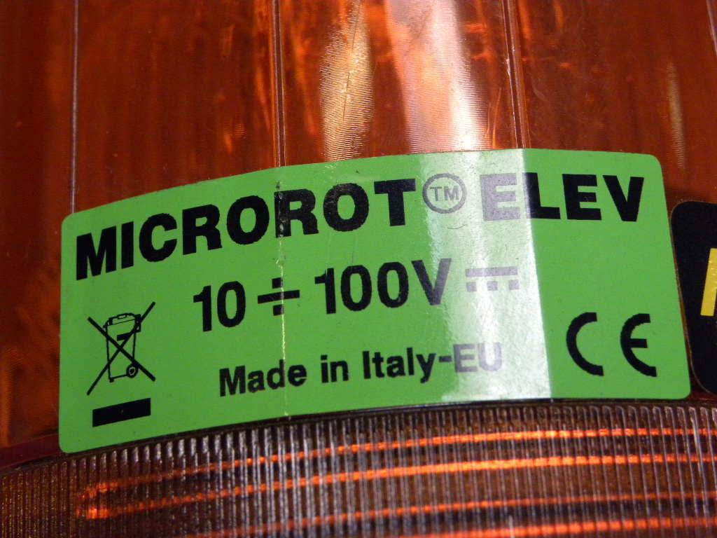 Warning light, Microrot ELEV - Lumière/ Éclairage pour Matériel de manutention: photos 3 Warning light, Microrot ELEV - Lumière/ Éclairage pour Matériel de manutention: photos 3
