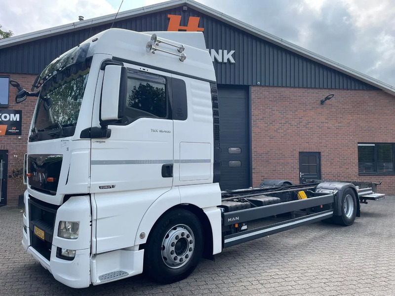 MAN TGX 18.400 XLX AHK LBW Standairco NL Truck - Camion porte-conteneur/ Caisse mobile: photos 1 MAN TGX 18.400 XLX AHK LBW Standairco NL Truck - Camion porte-conteneur/ Caisse mobile: photos 1