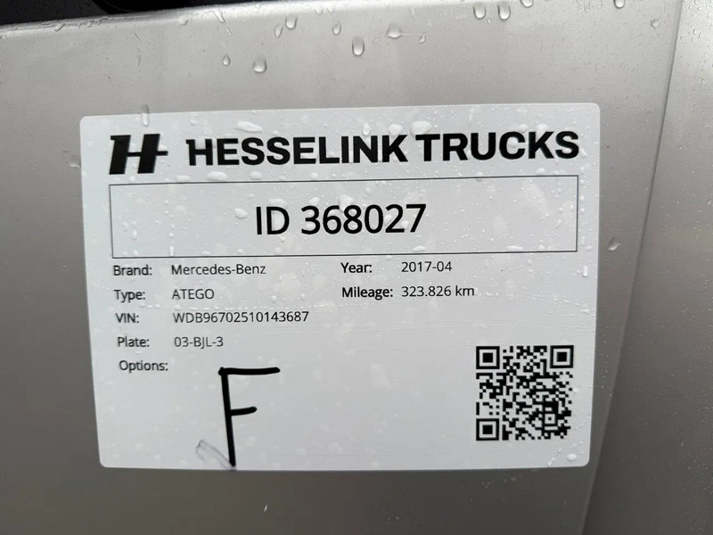 Camion fourgon Mercedes-Benz Atego 1218 7.3M Koffer 1500KG LBW 323.826KM! NL Truck APK/TUV 26-04-2026: photos 9