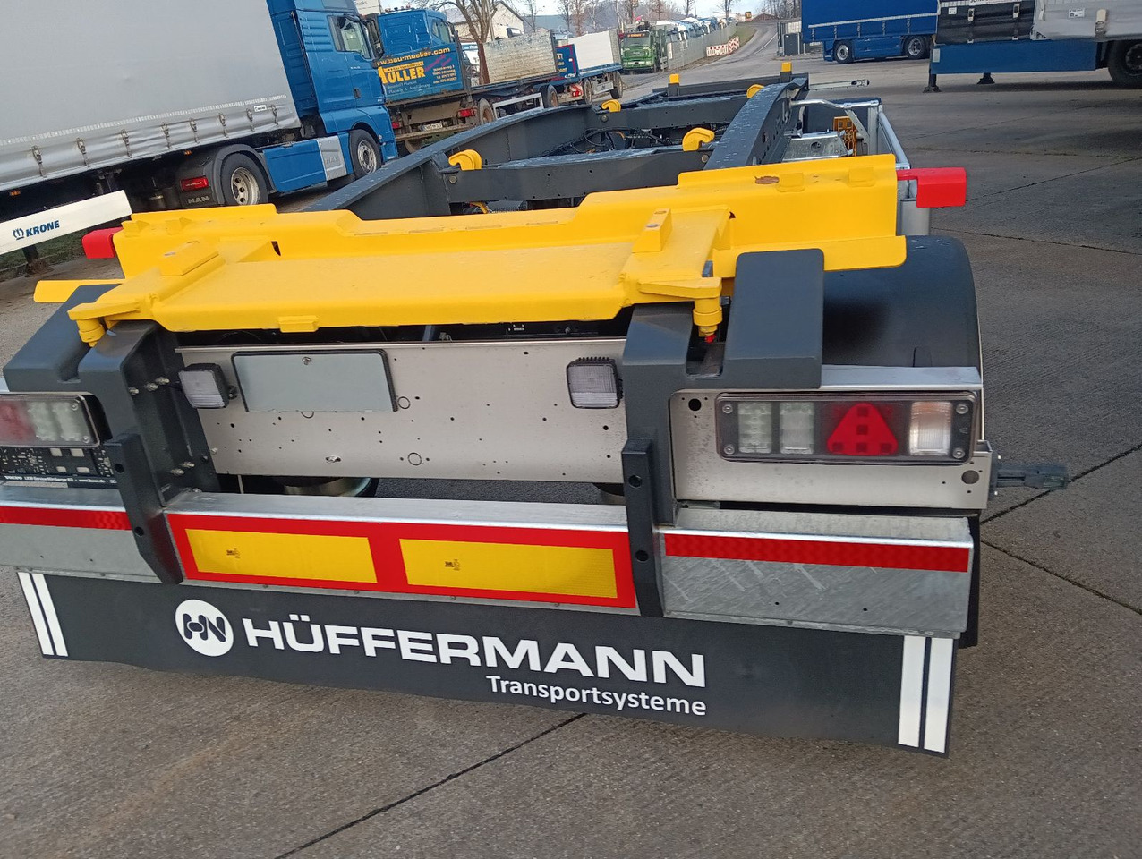 Hüffermann HSA1870 SAF VERZINKT Schlitten 5m-7m 3158kg NEU - Remorque ampliroll/ Multibenne: photos 4 Hüffermann HSA1870 SAF VERZINKT Schlitten 5m-7m 3158kg NEU - Remorque ampliroll/ Multibenne: photos 4
