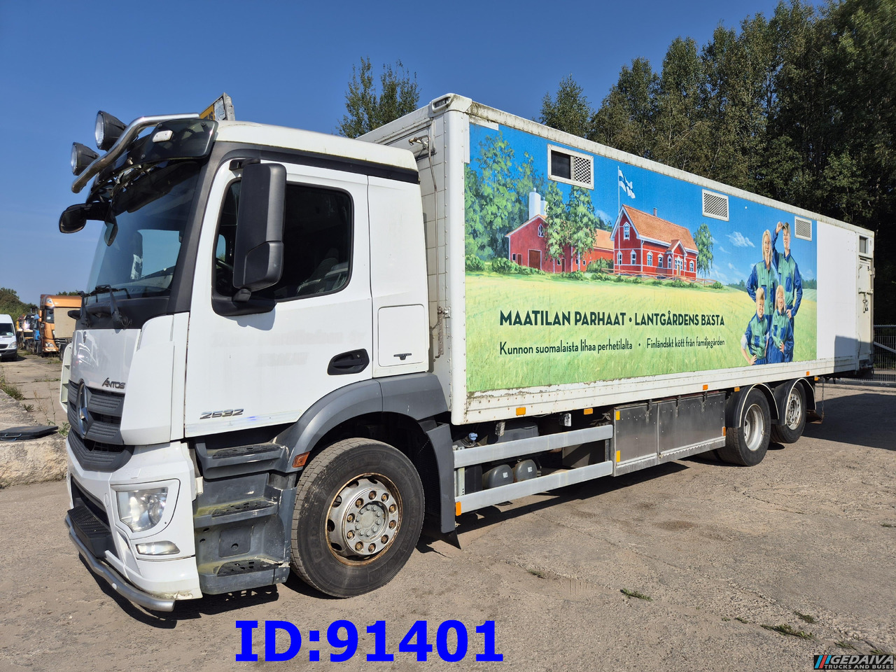 Camion bétaillère MERCEDES-BENZ Antos 2532 - 6x2 - Euro 6 - Animal transport: photos 1