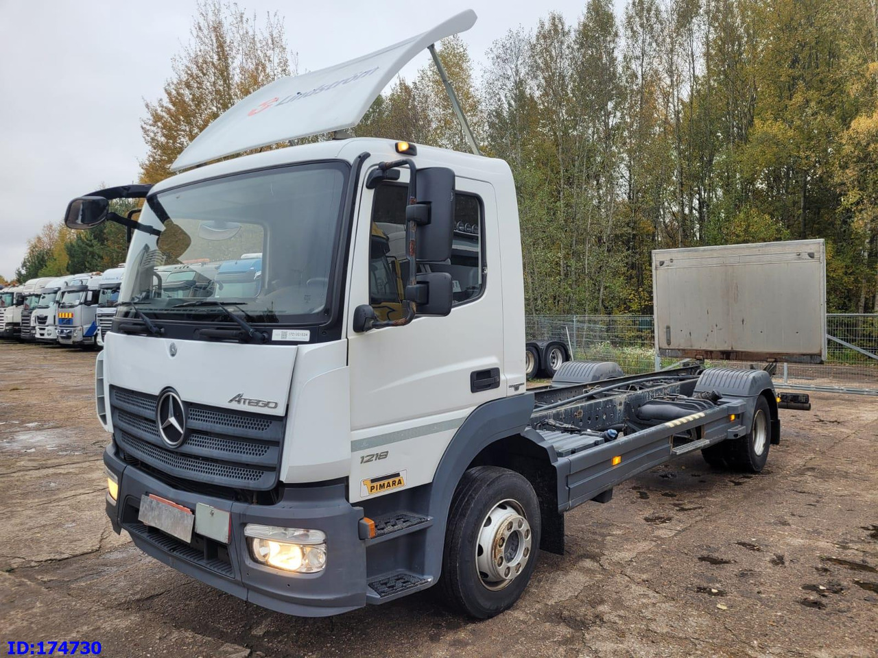 MERCEDES-BENZ Atego 1218 - Euro6 - Manual - Full Steel - Châssis cabine: photos 1 MERCEDES-BENZ Atego 1218 - Euro6 - Manual - Full Steel - Châssis cabine: photos 1