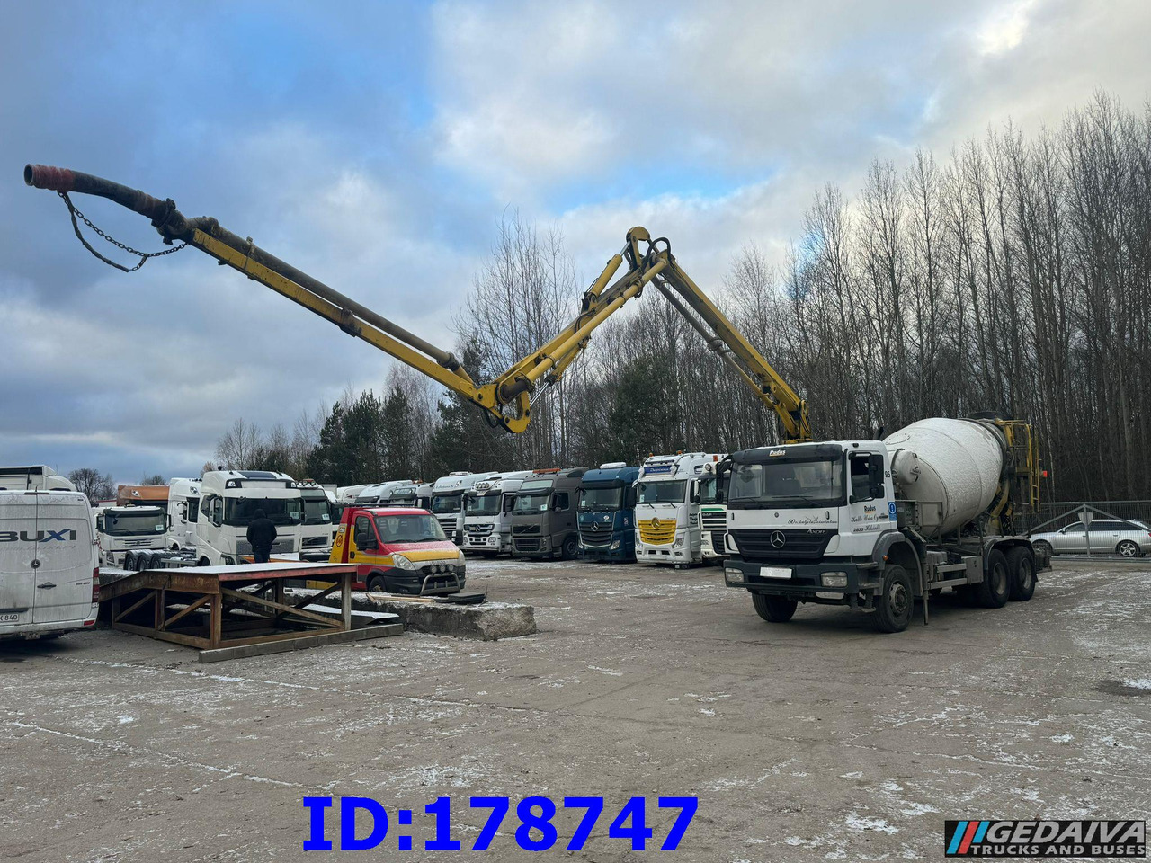 MERCEDES-BENZ Axor 2633 6x4 Schwing 750 - Camion pompe: photos 1 MERCEDES-BENZ Axor 2633 6x4 Schwing 750 - Camion pompe: photos 1