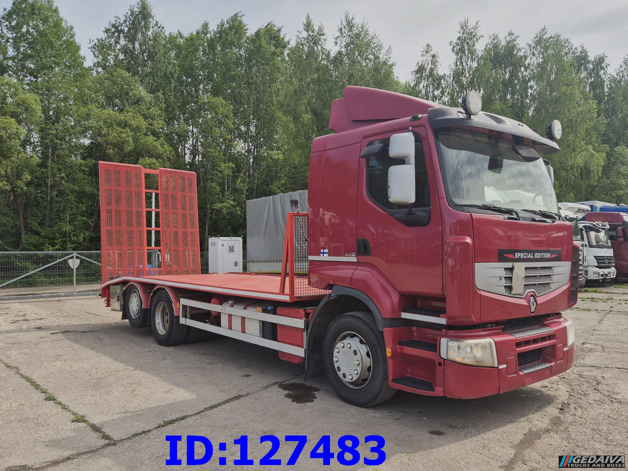 RENAULT Premium 460 6x2 (Steering axel) Euro5 - Camion plateau: photos 4 RENAULT Premium 460 6x2 (Steering axel) Euro5 - Camion plateau: photos 4