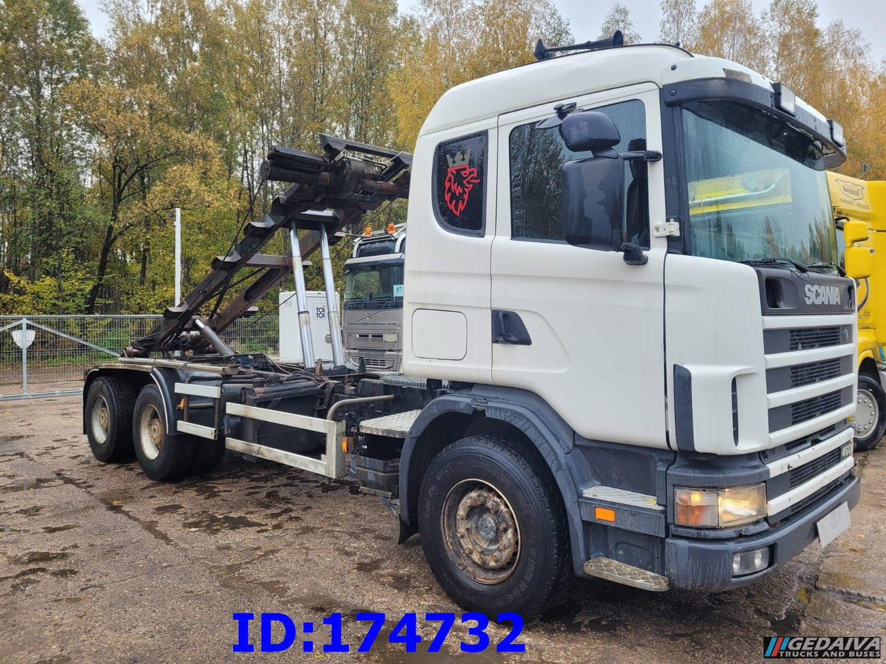 SCANIA 144 - 6x4 - Full Steel - Big Axles - 3 Pedals - Camion - système de câble: photos 4 SCANIA 144 - 6x4 - Full Steel - Big Axles - 3 Pedals - Camion - système de câble: photos 4