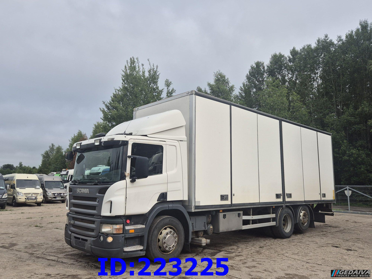 SCANIA P380 6x2 Open side box - Camion fourgon: photos 1 SCANIA P380 6x2 Open side box - Camion fourgon: photos 1