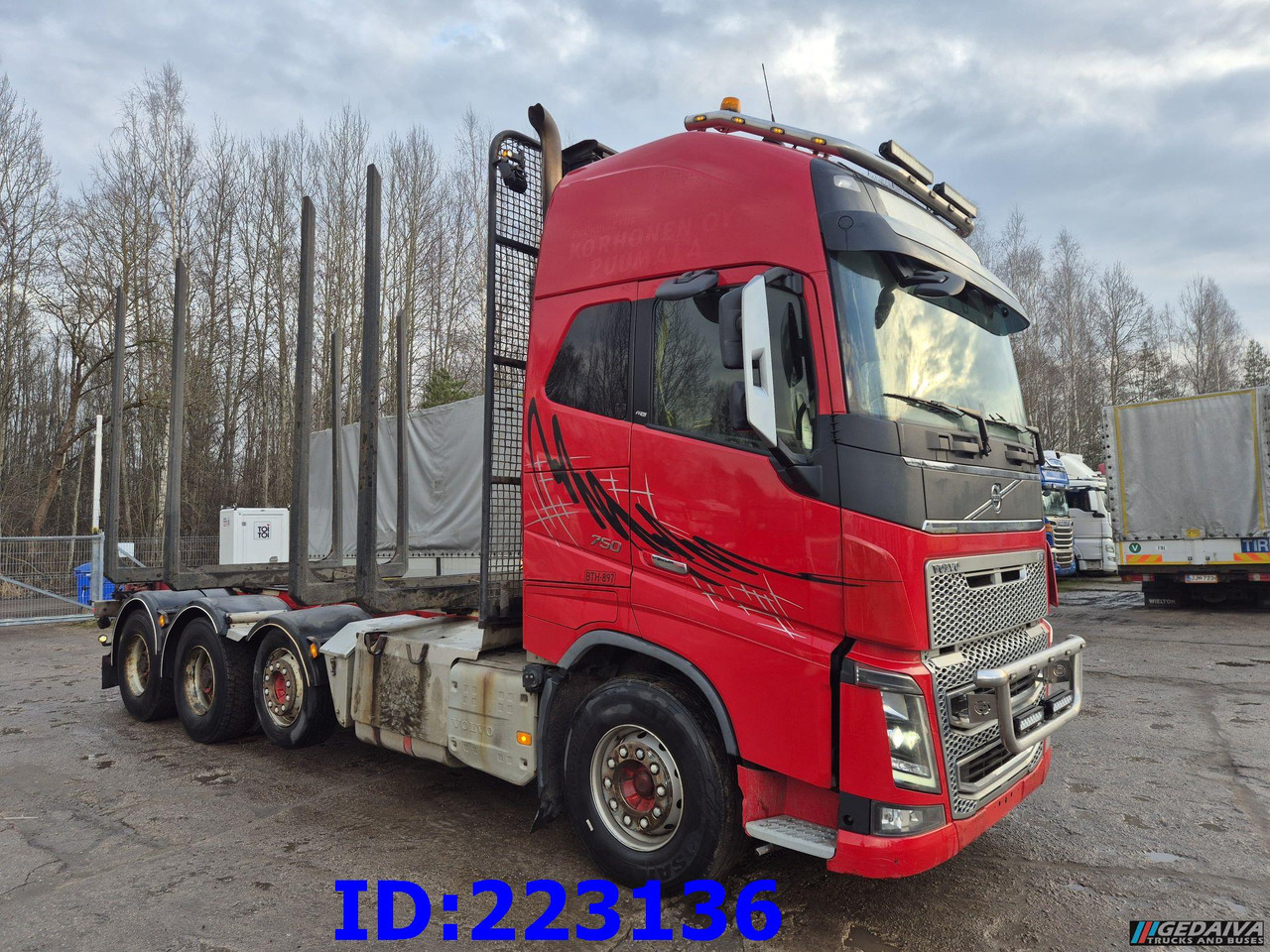 VOLVO FH16 750HP - 8x4 -Big Axles - Camion grumier: photos 4 VOLVO FH16 750HP - 8x4 -Big Axles - Camion grumier: photos 4