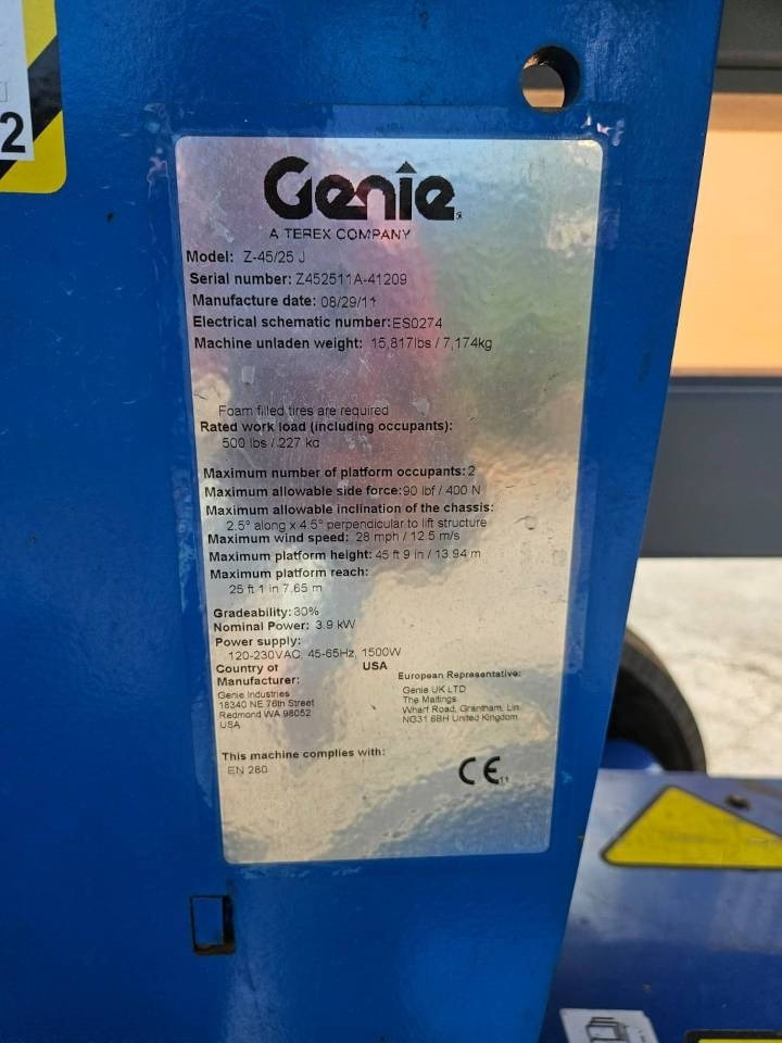 Genie Z 45/25 J DC - Nacelle articulée: photos 5 Genie Z 45/25 J DC - Nacelle articulée: photos 5