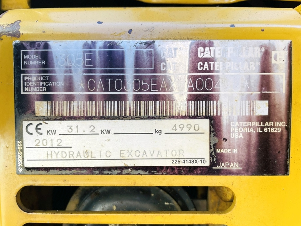 Caterpillar 305E CR (4086) - Mini pelle: photos 4 Caterpillar 305E CR (4086) - Mini pelle: photos 4