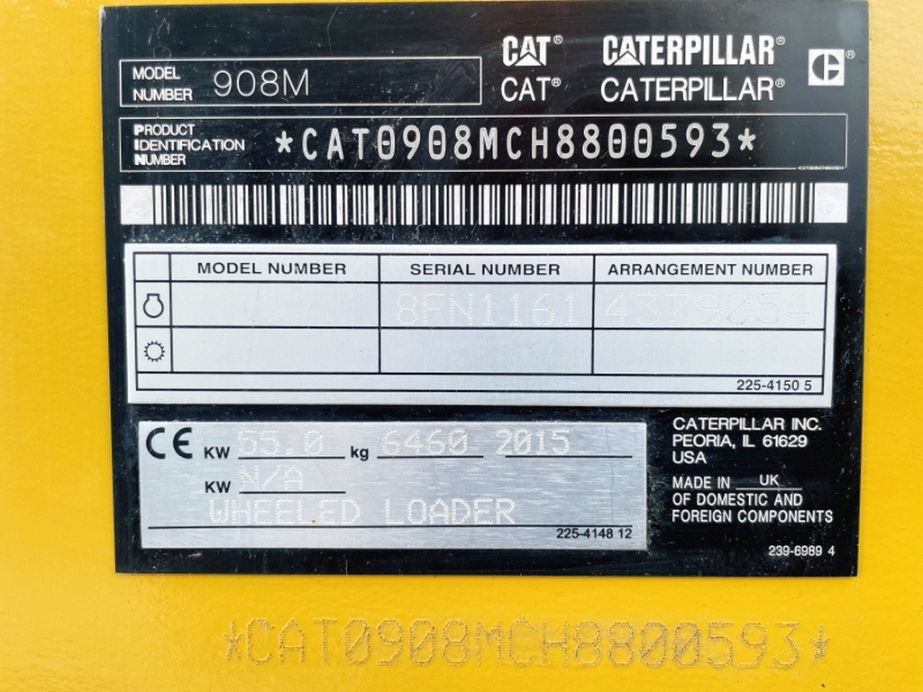 Caterpillar 908M (3893) - Chargeuse sur pneus: photos 3 Caterpillar 908M (3893) - Chargeuse sur pneus: photos 3