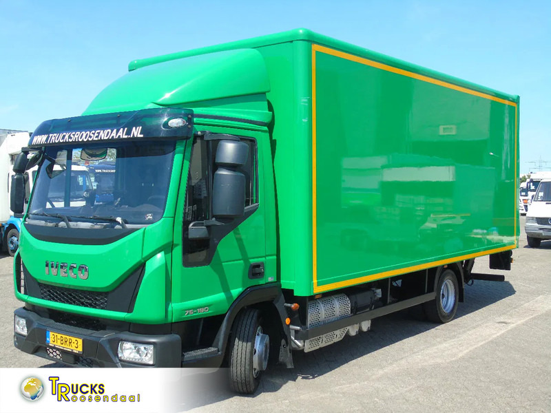 Iveco Eurocargo 75E190 + lift + 3p + EURO 6 - Camion fourgon: photos 1 Iveco Eurocargo 75E190 + lift + 3p + EURO 6 - Camion fourgon: photos 1