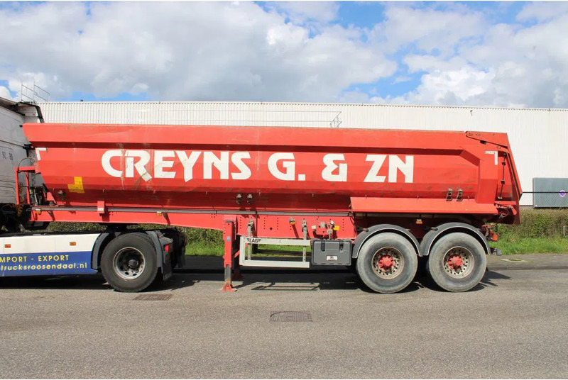 Semi-remorque benne LAG O-2-38 01 + 2 axle + KIPPER + 27 cub: photos 6
