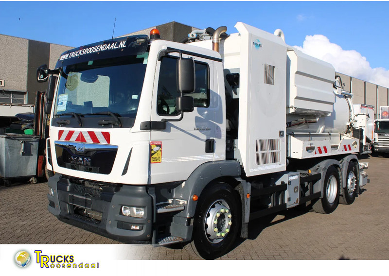 MAN TGM 26.340 + RIVARD 11.8M3 + PUMP + EURO 6 - Camion vidangeur: photos 1 MAN TGM 26.340 + RIVARD 11.8M3 + PUMP + EURO 6 - Camion vidangeur: photos 1