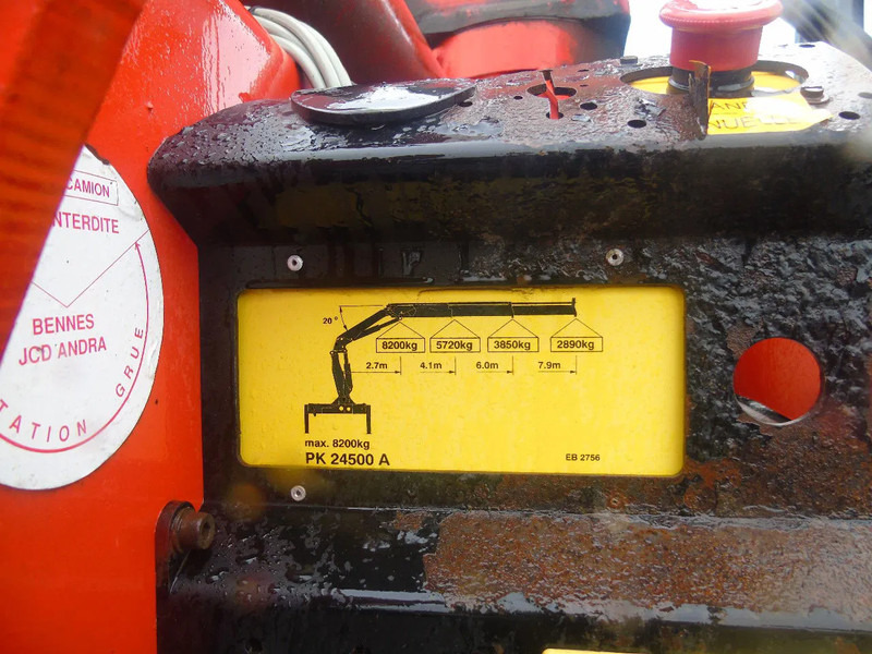 Camion ampliroll, Camion grue MAN TGS 35.440 + PALFINGER 24500 + 8X4 + EURO 5 + REMOTE: photos 9