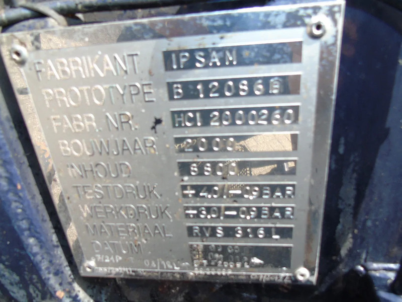 Camion vidangeur Mercedes-Benz Atego 1923 + 8.800 liter INOX + complete pump/tipper/functional + EURO 2: photos 10