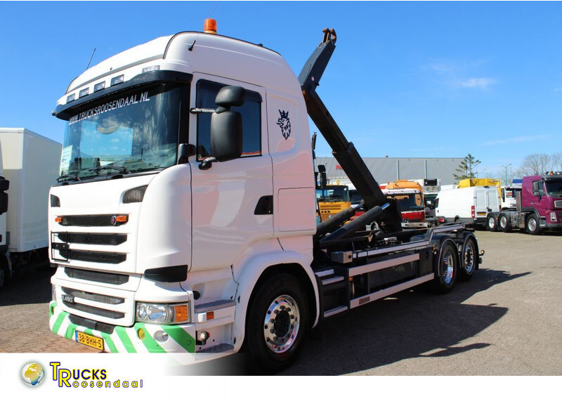 Scania R450 + Euro 6 + Hook system + 6x2 + Discounted from 58.950,- - Camion ampliroll: photos 1 Scania R450 + Euro 6 + Hook system + 6x2 + Discounted from 58.950,- - Camion ampliroll: photos 1