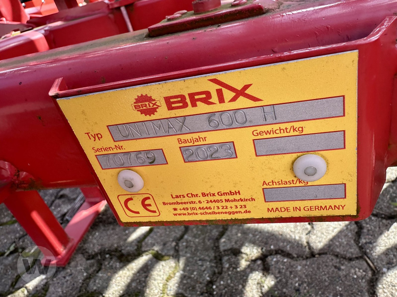 Brix UNIMAX 600 H - Bineuse: photos 5 Brix UNIMAX 600 H - Bineuse: photos 5